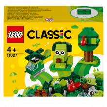 11007 LEGO® Classic Radošie zaļie klucīši, 4+ gadi