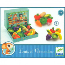 Djeco Lomu spēle - Augļu tirdziņš, DJ06621