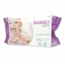 Bambo Nature Влажные салфетки, 80gb