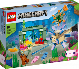 21180 LEGO® Minecraft Cīņa ar sargiem, 8+ gadi, 2022