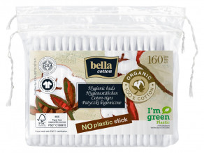Bella Cotton vates - papīra kociņi BIO maisiņā, 160 gab.