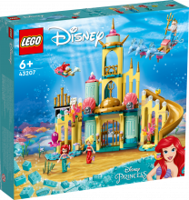 43207 LEGO® Disney Princess Подводный дворец Ариэль, 6+ лет,модель 2022 года