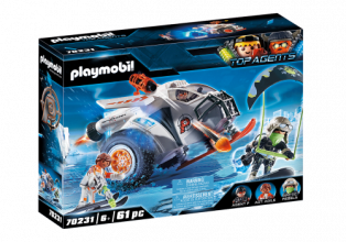 70231 PLAYMOBIL® Top Agents Sniega planieris, no 6 gadu vecuma