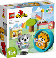 10977 LEGO® DUPLO Mans pirmais kucēns un kaķēns ar skaņām, 1½+ gadi, 2022. gada modelis