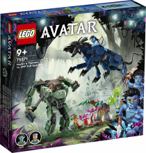 75571 LEGO® Avatar Neitiri un Tanators pret Kvatriču AMP tērpā, 9+ gadi, 2022. gada modelis