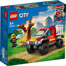 # 60393 LEGO® City Ugunsdzēsēju 4x4 glābšanas auto, 5+ gadi, 2023. gada modelis