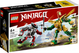 # 71781 LEGO® Ninjago Lloyd robotu kauja EVO, 6+ gadi, 2023 gada modelis