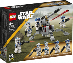 75345 LEGO® Star Wars™ Боевой набор клонов-пехотинцев 501-го легиона, 6+ лет,модель 2023 года