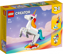 31140 LEGO® Creator Maģiskais vienradzis, 7+ gadi, 2023. gada modelis