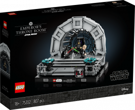 75352 LEGO® Star Wars™ Diorāma: imperatora troņa zāle , 18+ gadi, 2023 gada modelis