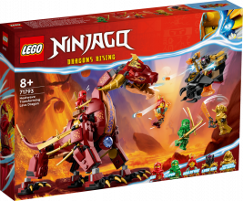 71793 LEGO® Ninjago Heatwave: pārveidojams Lavas pūķis, 8+ gadi, 2023 gada modelis