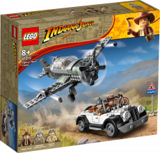 # 77012 LEGO® Indiana Jones Pakaļdzīšanās ar lidmašīnu-iznīcinātāju, 8+ gadi, 2023 gada modelis