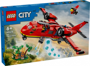 # 60413 LEGO® City Ugunsdzēsēju glābšanas lidmašīna, 6+ gadi, 2024 gada modelis