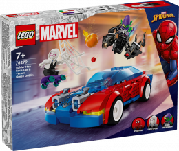 76279 LEGO® Marvel Super Heroes Zirnekļcilvēka sacīkšu auto un Venom Zaļais Goblins, 7+ лет, модель 2024 года