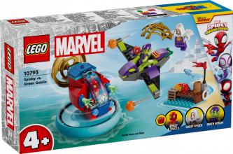 10793 LEGO® Spider Man Zirnekļcilvēks pret Zaļo Goblinu , 4+ gadi, 2024 gada modelis