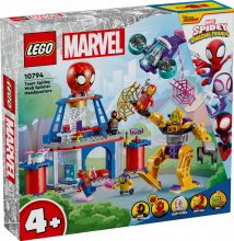 10794 LEGO® Spider Man Spidey komandas tīklu vērpšanas štābs , 4+ gadi, 2024 gada modelis
