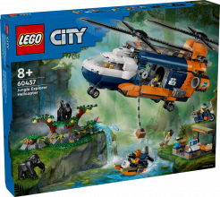 60437 LEGO® City Džungļu pētnieka helikopters bāzes nometnē, 8+ лет, модель 2024 года