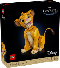 43247 LEGO® Disney Karalis Lauva – mazais Simba, 18+ , модель 2024 года