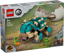 76962 LEGO® Jurassic World Mazule Bampija: ankilozaurs, 7+ , модель 2024 года