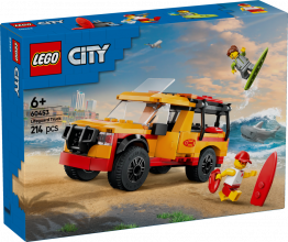 60453 LEGO® City Спасательный внедорожник на пляже, 6+ , модель 2025 года