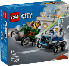 60459 LEGO® City Lidmašīna pret Slimnīcas gultu: sacīkšu auto komplekts, 5+ gadi, 2025 gada modelis