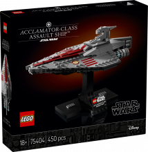 75404 LEGO® Star Wars™ Acclamator klases uzbrukuma kuģis, 18+ gadi, 2025 gada modelis