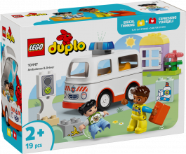 10447 LEGO® DUPLO Ātrā palīdzība un šoferis, 2+ , модель 2025 года