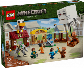 21273 LEGO® Minecraft Rēgu balonu ciema uzbrukums, 10+ gadi, 2025. gada modelis