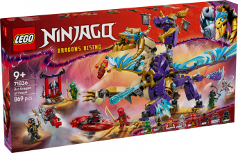 71836 LEGO® Ninjago Fokusa pūķis Arks, 9+ gadi, 2025. gada modelis