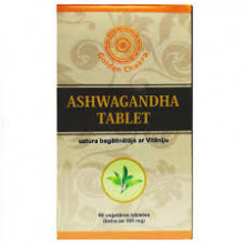 Ashwagandha uztura bagātinātājs ar Vitāniju, 60 veģetāras tabletes