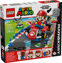 72043 LEGO® Super Mario Mario Kart™ – Interaktīvs LEGO® Mario™ un Standard Kart, 7+ , модель 2025 года