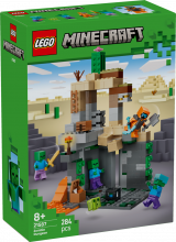 21587 LEGO® Minecraft Zombiju pazemes cietums , 8+ , модель 2026 года