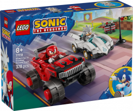 77118 LEGO® Sonic the Hedgehog™ Silver auto pret Knuckles monstru vāģi , 8+ gadi, 2026 gada modelis