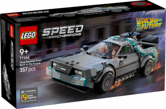 77256 LEGO® Speed Champions Laika mašīna no Atpakaļ nākotnē , 9+ gadi, 2026 gada modelis