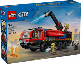 60499 LEGO® City Lidostas ugunsdzēsēju auto , 7+ , модель 2026 года