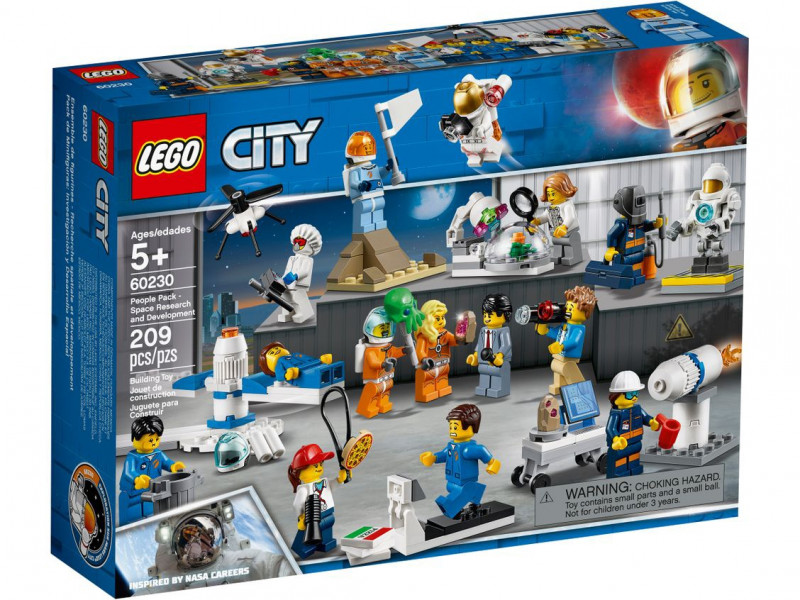 60230 LEGO® City Cilvēku figūru kompl.- Kosmosa izpēte, attīstība, 5+ gadi