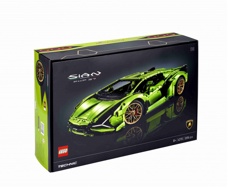 42115 LEGO® Technic Lamborghini Sián FKP 37, с 18+ лет