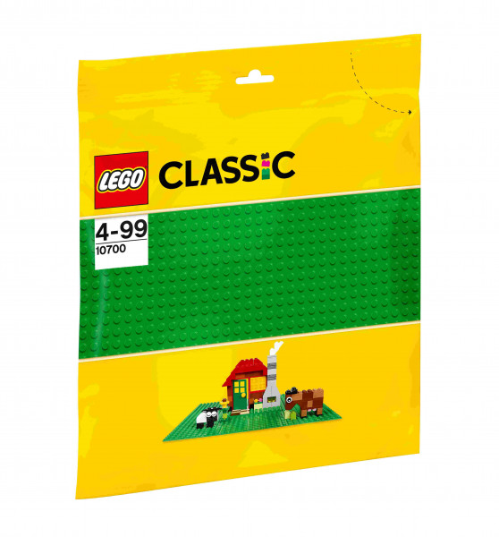 10700 LEGO® Classic Celtniecības plāksne - zaļā krāsa (25x25), 4-99 gadi