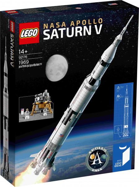 92176 LEGO® NASA Apollo Saturn V, 14+ gadi