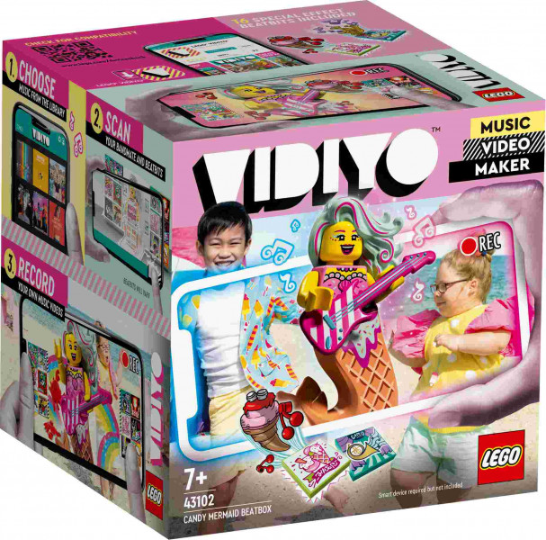 43102 LEGO® Vidiyo Candy Mermaid BeatBox (Битбокс Карамельной Русалки), 7 лет, 2021 г. Выпуск