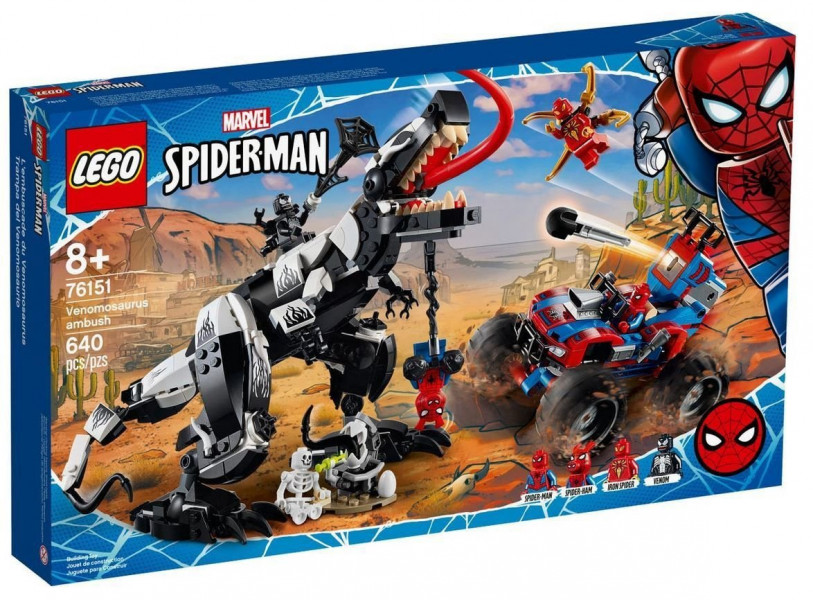 76151 LEGO® Spider-Man Venomozaura slēpnis, 8+ gadi