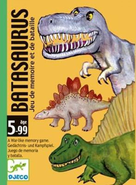 Djeco Карточная игра Динозавры - стратегическая игра, 5-99 gadi