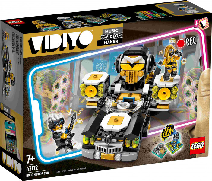43112 LEGO® Vidiyo Robo HipHop Car, no 7+ gadiem, 2021 gada modelis