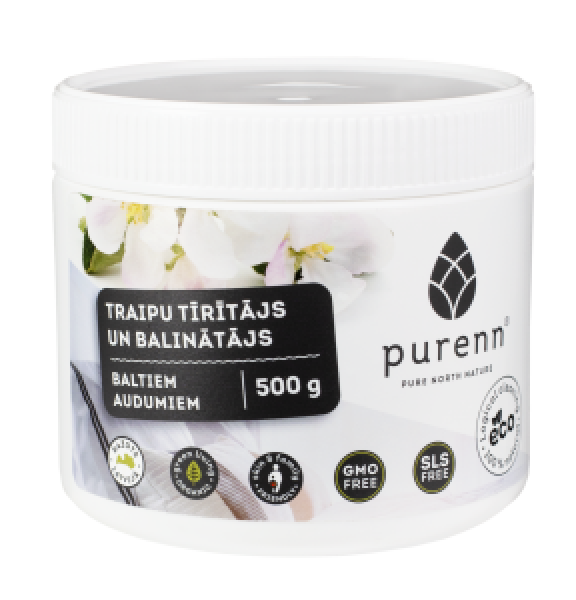 AKCIJA!!! Purenn Traipu tīrītājs un balinātājs baltiem audumiem 500g