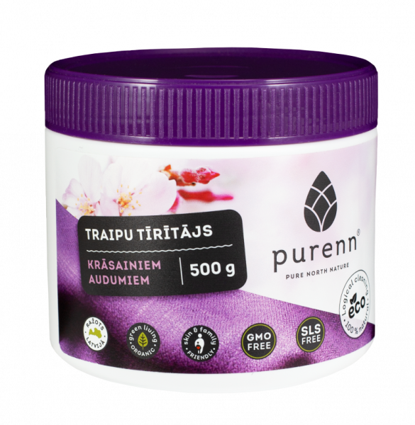 Purenn Traipu tīrītājs krāsainiem audumiem 500g