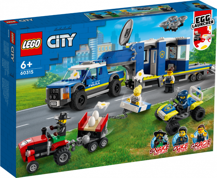 6# v0315 LEGO® City Полицейский мобильный командный трейлер, 6+ лет, 2022