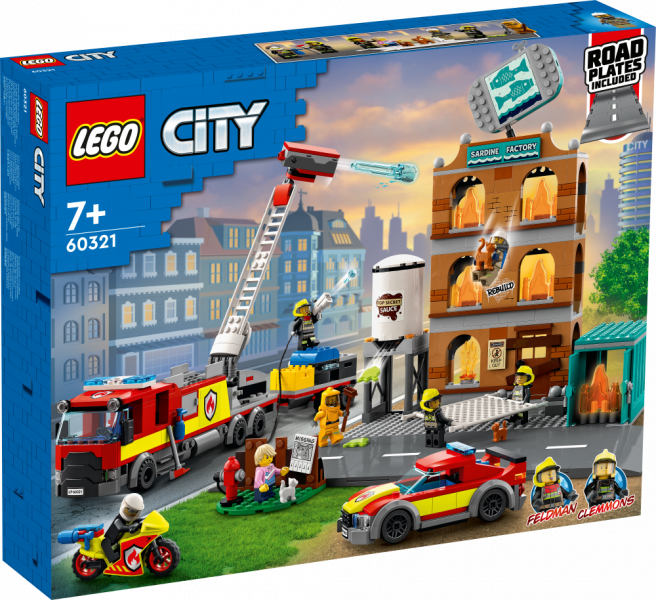 60321 LEGO® City Пожарная команда, 7+ лет, 2022
