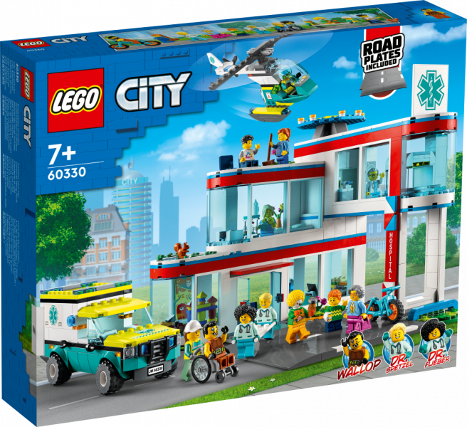 60330 LEGO® City Больница, 7+ лет, 2022