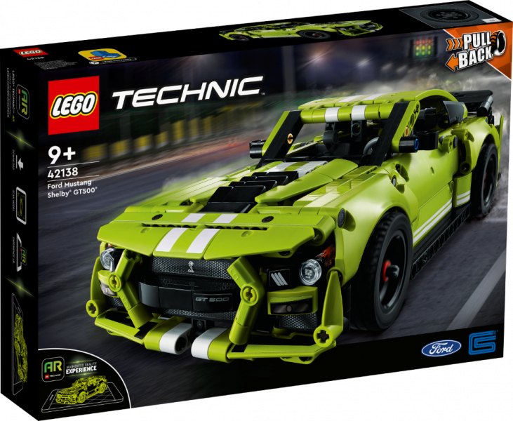 42138 LEGO® Technic Ford Mustang Shelby® GT500®, 9+ gadi, 2022