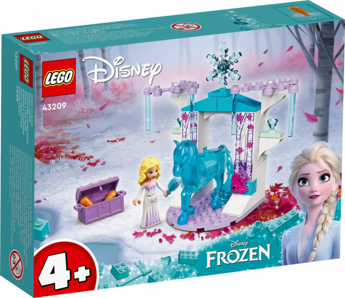 43209 LEGO® Disney Princess Ледяная конюшня Эльзы и Нокка, 4+ лет,модель 2022 года